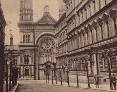 historické foto synagogy