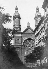 historické foto synagogy