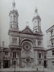 historické foto synagogy