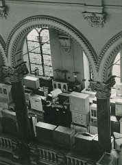 historické foto interiéru synagogy