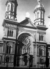 historické foto synagogy