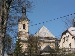 pohled zprava - oprava střechy
