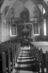 interiér synagogy