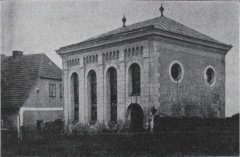 historické foto synagogy