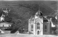 historické foto synagogy