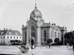 historické foto synagogy