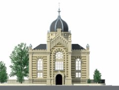 virtuální rekonstrukce synagogy