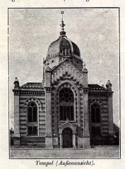 historické foto synagogy