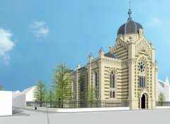 virtuální rekonstrukce synagogy