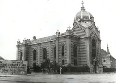 historické foto synagogy