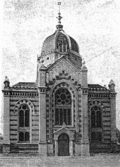 historické foto synagogy