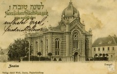 historické foto synagogy