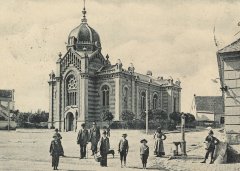 historické foto synagogy