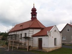pohled zezadu zprava - oprava fasády