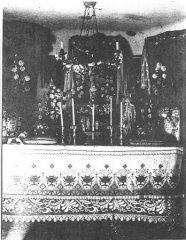 historické foto interiéru původní kaple