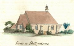 kresba kostela