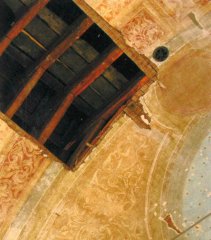 oprava dřevěné klenby synagogy