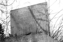náhrobek na hřbitově - detail