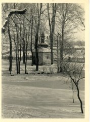 historické foto kaple - pohled od silnice