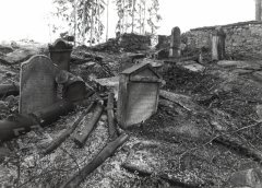 dokumentace stavu hřbitova před opravou