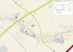 mapa s polohou kaple