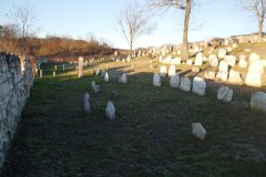 náhrobky na hřbitově