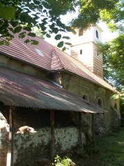 pohled na levou stěnu zezadu