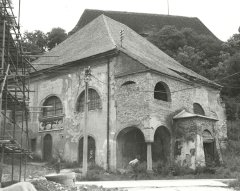 synagoga od západu před opravou