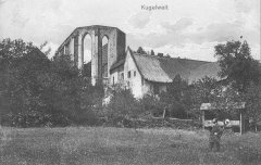 dobová pohlednice s motivem kostela