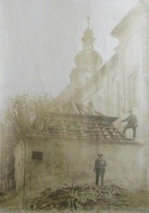 přestavba střechy zbrojnice