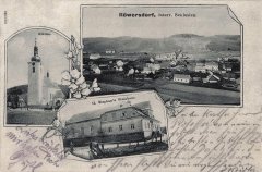 starší foto kostela (vlevo)