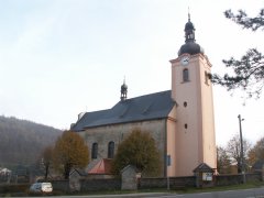 pohled zepředu zleva - nové střechy