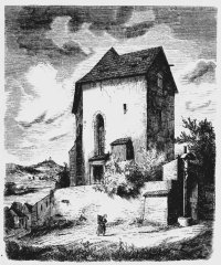 rytina kostela od A. Kirninga