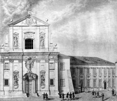 litografie kostela od Jana Jungmanna