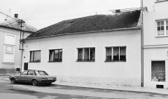 západní strana synagogy po stavební úpravě