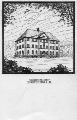 klášter na dobové pohlednici