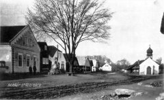 historické foto kaple (vpravo)
