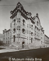historické foto synagogy