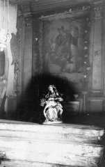 historické foto interiéru kostela