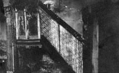 historické foto interiéru kostela
