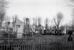 hřbitov s márnicí v původní podobě