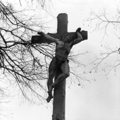 starší foto zakončení křížové cesty na Kalvárii