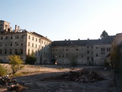 pohled na nádvoří kláštera