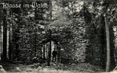 starší foto kaple - detail z předchozí pohlednice