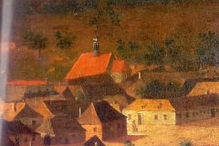 veduta s motivem kostela od J. Gutweina