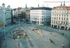 archeologický průzkum, odkryté základy kostela