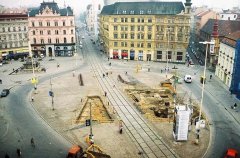 archeologický průzkum odkryté základy kostela