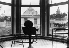 historické foto kaple (focena zezadu)