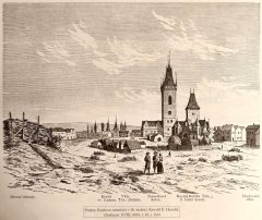 kresba kaple, autor Eduard Herold (*1820, †1895)