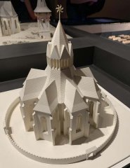model na výstavě Praha za Karla IV.